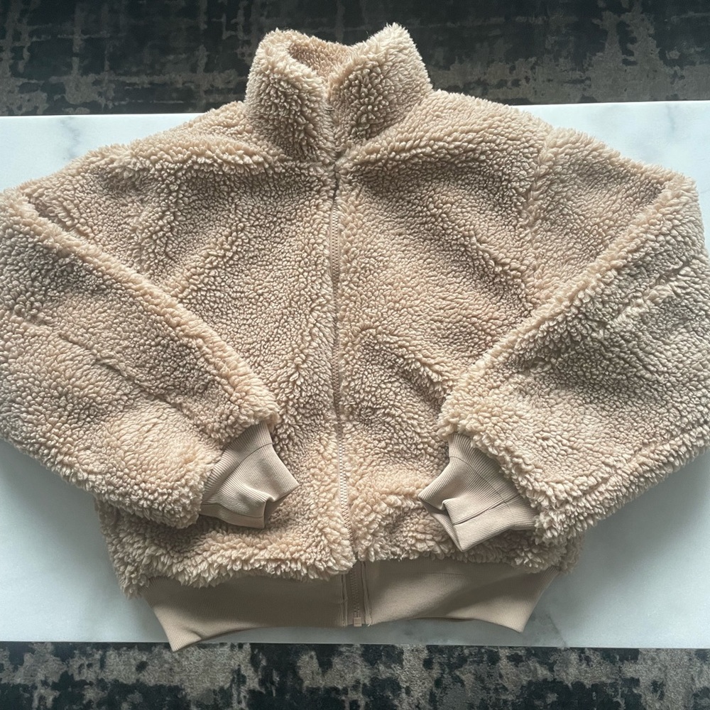 Babaton by Aritiza teddy bear jacket 2XS
